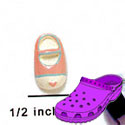 CROC-5190 - Baby Shoe Multi Mini - Crocs<SMALL><SUP>TM</SUP></SMALL> Decoration Charm (12 per package)