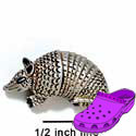 CROC-5416 - Armadillo Mini (Left & Right) - Crocs<SMALL><SUP>TM</SUP></SMALL> Decoration Charm (12 per package)