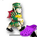 CROC-9204 - Irish Bagpiper Large - Crocs<SMALL><SUP>TM</SUP></SMALL> Decoration Charm (12 per package)