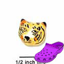 CROC-9306 - Tiger Face Mini - Crocs<SMALL><SUP>TM</SUP></SMALL> Decoration Charm (12 per package)