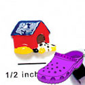 CROC-9795 - Dog Dalmatian In House Mini - Crocs<SMALL><SUP>TM</SUP></SMALL> Decoration Charm (12 per package)