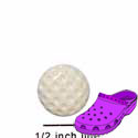 CROC-9862 - Golf Ball Mini - Crocs<SMALL><SUP>TM</SUP></SMALL> Decoration Charm (12 per package)