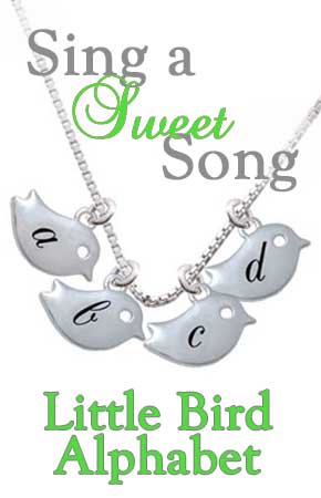 Little Bird Alphabet Charms