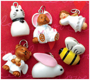 adorable bunny charms