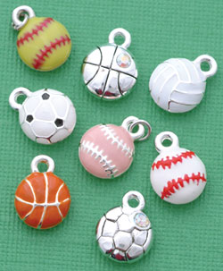 sports ball Charms