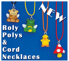 New roly polys charms and necklaces