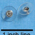 G0279 - Earring Backing Disc Plastic (1 gross in a package (144))