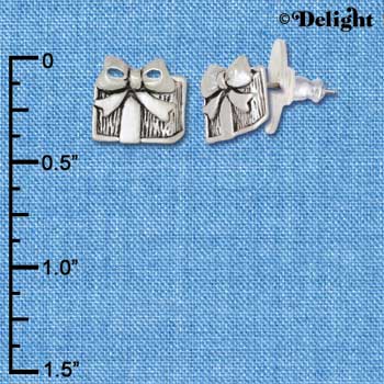 F1135 - Mini Clear Swarovski Crystal Hearts - Post Earrings (3 Pair per package)