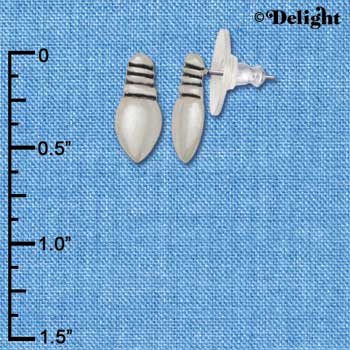 F1135 - Mini Clear Swarovski Crystal Hearts - Post Earrings (3 Pair per package)