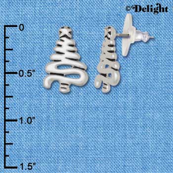F1135 - Mini Clear Swarovski Crystal Hearts - Post Earrings (3 Pair per package)