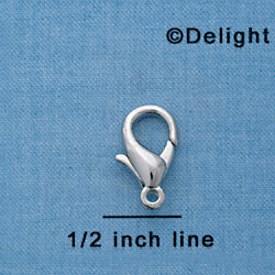 F1400 tlf - 18mm Lobster Claw Clasp - Im. Rhodium (6 per package)