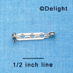 G1217 - Bar Pin Nickel Plated 1/4