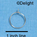 G5229 - Wine Hoops Silver (1 gross in a package (144))