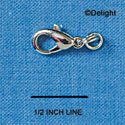 G5244 - Lobster Claw Clasp Silver (1 gross in a package (144))
