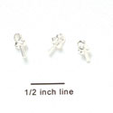 C2865 - Silver plated Cast Fancy Eye Pin (12 per package)