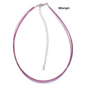F1326 tlf - 6 Strand - Purple Wire Necklace (15