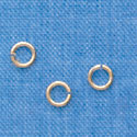 G1002 tlf - 4mm Gold Plated Jump Rings (144 per package)