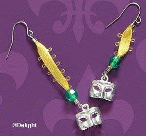 Mardi Gras Earrings