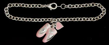 ballet charm bracelet