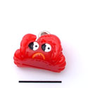 N1088+ tlf - Red Crab - 3-D Hand Painted Resin Charm (6 Charms per package) 