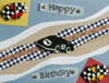 Happy Birthday Card with Race Car Embellishments