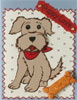 Puppy Love Card with resin bone embellishment