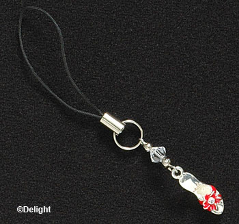 red shoe charm cell phone charm