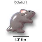 0013A - Mouse Side Mini - Resin Decoration (12 per package)
