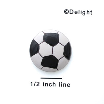 0033A ctlf - Soccer ball Medium - Resin Decoration (12 per package)