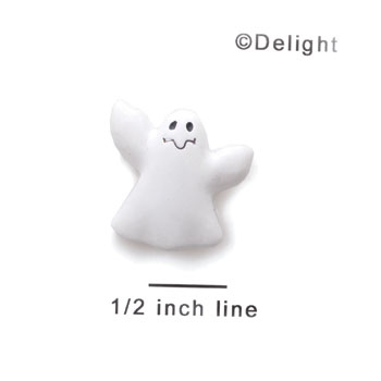 0041A* ctlf - Ghost White Mini (Left & Right) - Resin Decoration (12 per package)