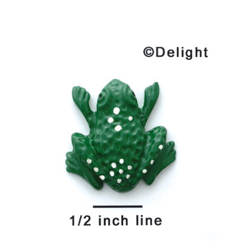 0662 - Frog - Top Brite Medium - Resin Decoration (12 per package)