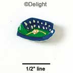 1205 - Stadium Blue Mini - Resin Decoration (12 per package)