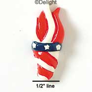 2473 - USA Torch Medium - Resin Decoration (12 per package)