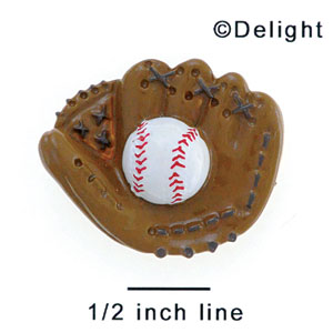 2990 - Softball Glove Softball Medium - Resin Decoration (12 per package)