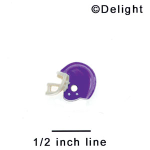 3150* - Mini Purple Football Helmet - Resin Decoration (12 per package)