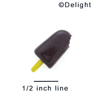 3371 - Ice Cream Bar Chocolate Bite - Resin Decoration (12 per package)