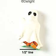 3575 - Ghost Sneakers Medium - Resin Decoration (12 per package)