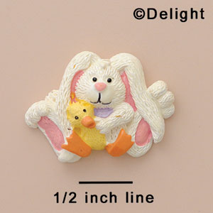 4021 - Bunny Duck Medium - Resin Decoration (12 per package)