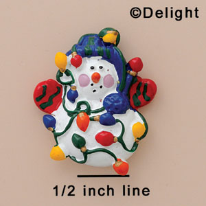 4229 ctlf - Snowman Lights - Resin Decoration (12 per package)