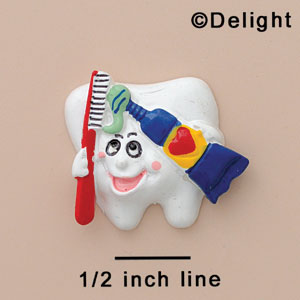 4270 tlf - Nurse Collage Dental - Resin Decoration (12 per package)