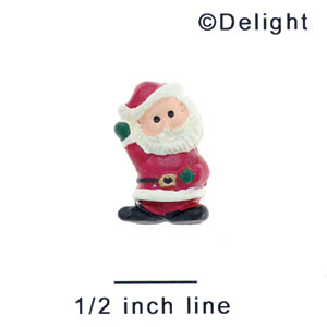 4460 - Mr. Claus Mini Matte - Resin Decoration (12 per package)