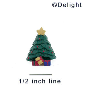4476 - Christmas Tree Mini Matte - Resin Decoration (12 per package)
