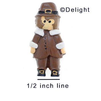 4537 - Pilgrim Boy - Resin Decoration (12 per package)