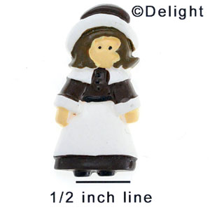 4538 - Pilgrim Girl - Resin Decoration (12 per package)