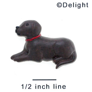 4739 - Labrador Brown Lying Down (1 dozen in a package)
