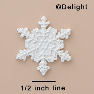 4947 - Snowflake Dainty Large - Resin Decoration (12 per package)