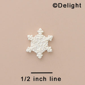 4948 ctlf - Snowflake Mini - Resin Decoration (12 per package)