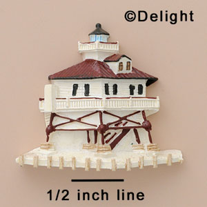 4976 - Light House Drum Point - Resin Decoration (12 per package)