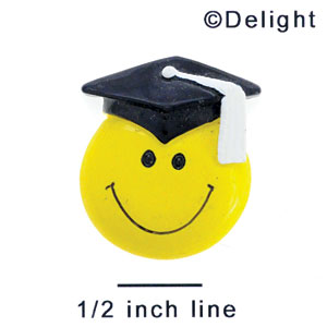 4982 - Smiley Face Graduate - Resin Decoration (12 per package)