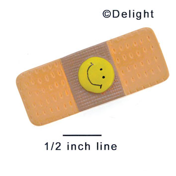 5018 tlf - Bandaid Smiley Face - Resin Decoration (12 per package)